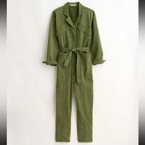 Alex Mill expedition jumpsuit olive green